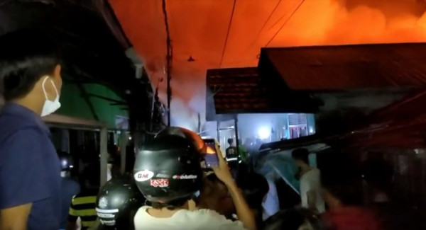 Puluhan Rumah di Palangkaraya Ludes Dilalap Si Jago Merah