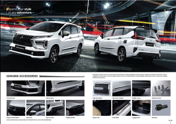 Paket Aksesoris Resmi New Xpander, Tampang Keren Bebas Khawatir