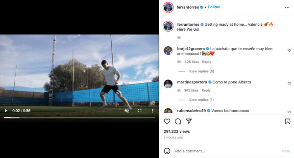 Segera Gabung Barcelona, Ferran Torres Latihan di Spanyol