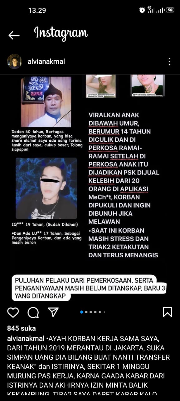 Bandung Geger, Gadis 14 Tahun Diperkosa lalu Dijual di Aplikasi Michat