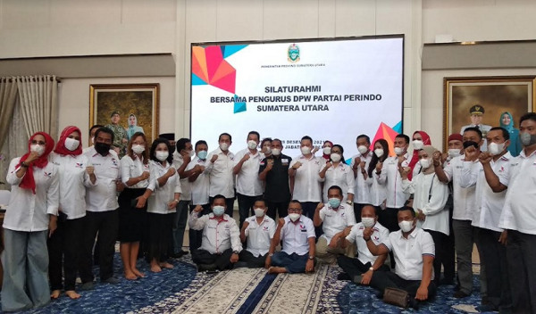 Bertemu Gubernur Edy Rahmayadi, Partai Perindo: Kami Siap Dilibatkan Bangun Sumut