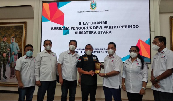 Bertemu Gubernur Edy Rahmayadi, Partai Perindo: Kami Siap Dilibatkan Bangun Sumut