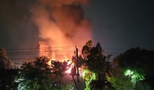 Penampakan RSUP Dr Kariadi Semarang yang Terbakar Hebat