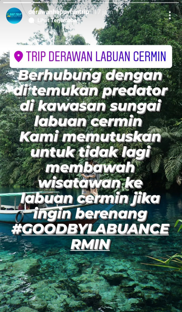 Buaya 4,7 Meter Tertangkap di Labuan Cermin Viral di Medsos