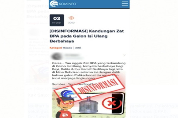Ramai Isu Dampak Galon Guna Ulang Bagi Kesehatan, Kak Seto: Waspadai Hoax Bahaya BPA