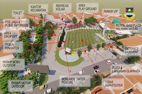 Pemda KBB Rancang Konsep Penataan Alun-alun Cililin Pada 2022