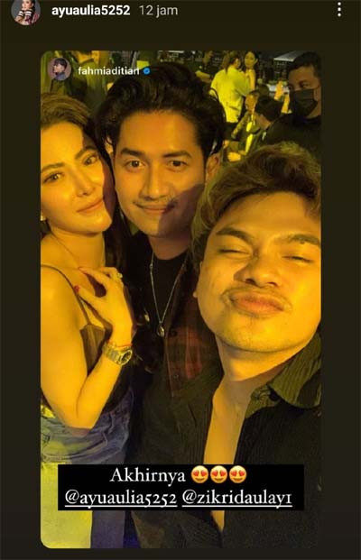 Zikri Daulay Habiskan Libur Tahun Baru Bersama Model Ayu Aulia, Ciuman Bibir dan Kening