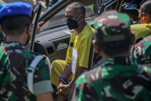 Penampakan Kolonel Priyanto saat Puspom AD Gelar Rekonstruksi di Nagreg