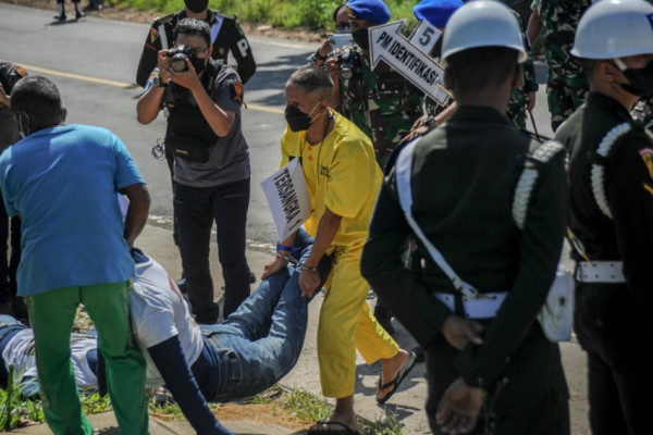 Penampakan Kolonel Priyanto saat Puspom AD Gelar Rekonstruksi di Nagreg