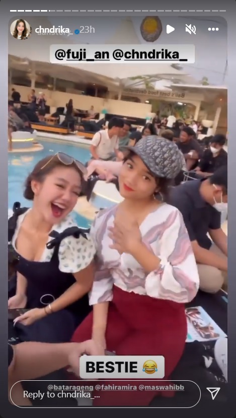 Diisukan Rebutan Thariq Halilintar, Fuji dan Chandrika Chika Ngumpul Bareng