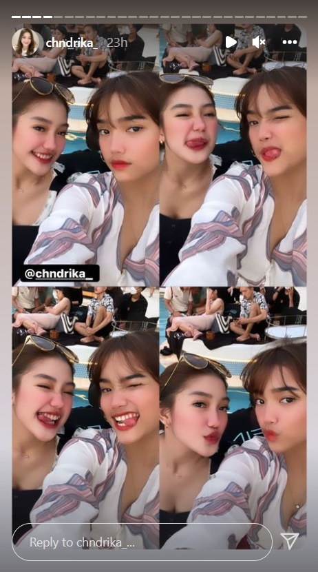 Diisukan Rebutan Thariq Halilintar, Fuji dan Chandrika Chika Ngumpul Bareng