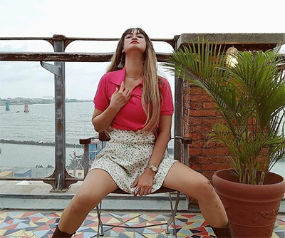 5 Potret Velline Chu dalam Balutan Outfit Pink