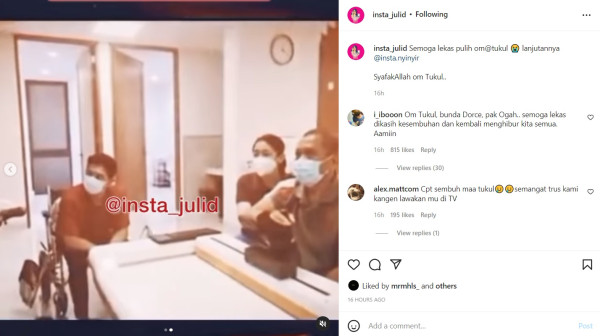 Kondisi Terkini Tukul Arwana Pasca Pendarahan Otak, Sudah Bisa Makan