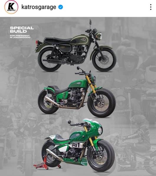 Motor Presiden Jokowi Ganti Gaya Lagi, Ini Dugaan Unik Netizen