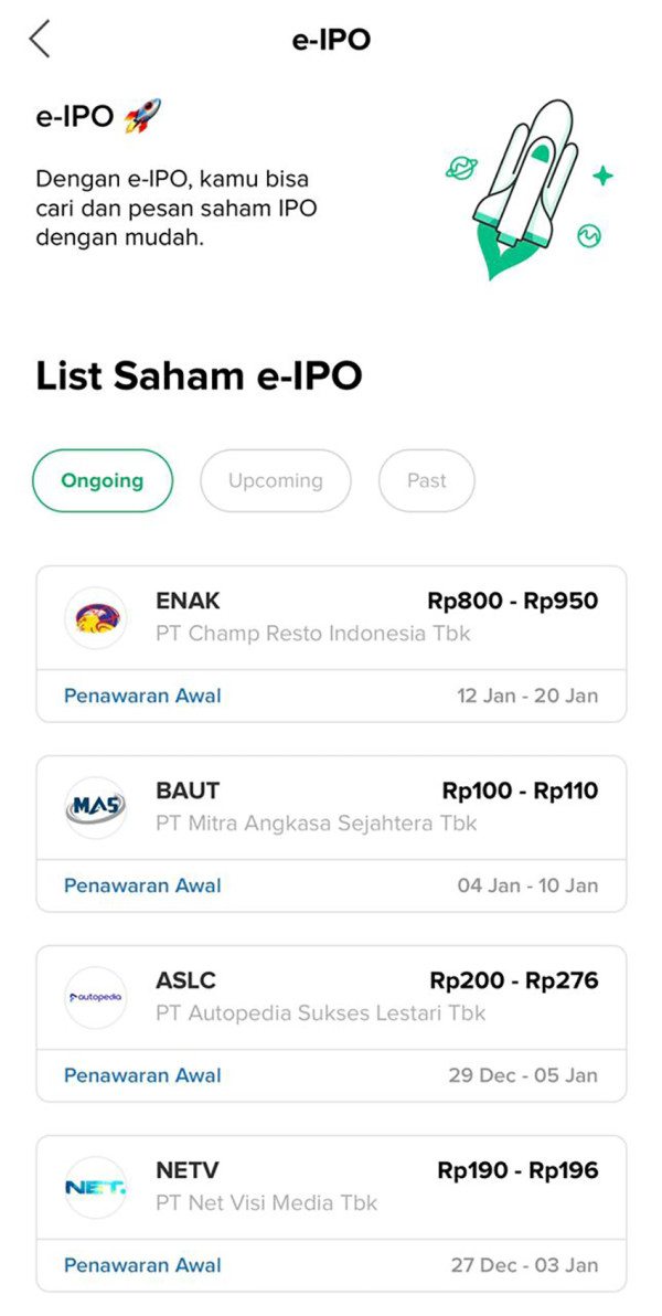 Inovasi Aplikasi Investasi Saham di Tahun Baru, Kini Bisa Pesan Saham IPO secara Online