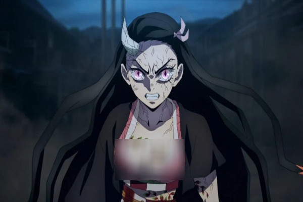 8 Fakta Nezuko di Kimetsu no Yaiba, Termasuk Bambu di Mulutnya