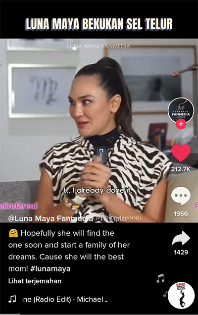 Luna Maya Jalani Pembekuan Sel Telur, Didoakan Segera Bertemu Jodoh