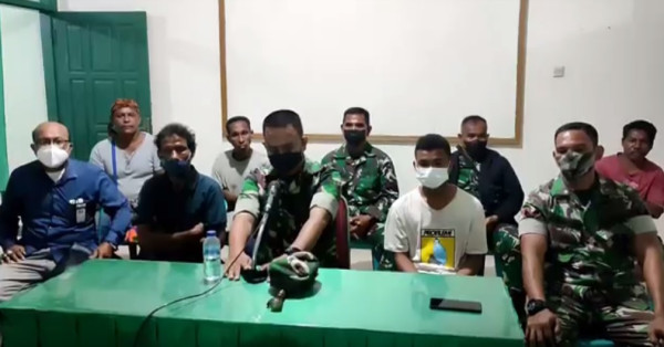 Oknum Anggota TNI Pemukul Warga saat Pasang Pilar di Sikka Akhirnya Minta Maaf