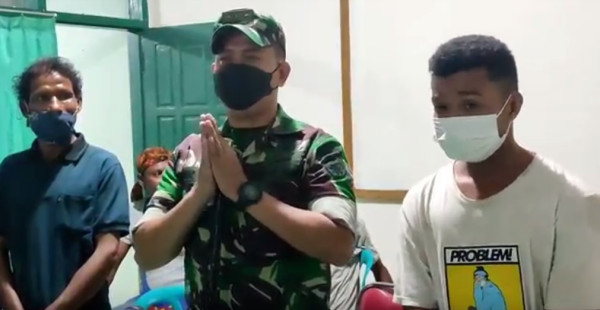 Oknum Anggota TNI Pemukul Warga saat Pasang Pilar di Sikka Akhirnya Minta Maaf
