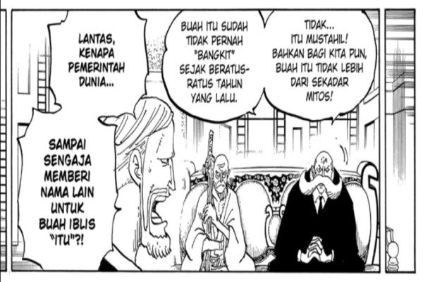 Misteri Buah Iblis yang Dibahas Gorosei di Chapter 1.037 One Piece