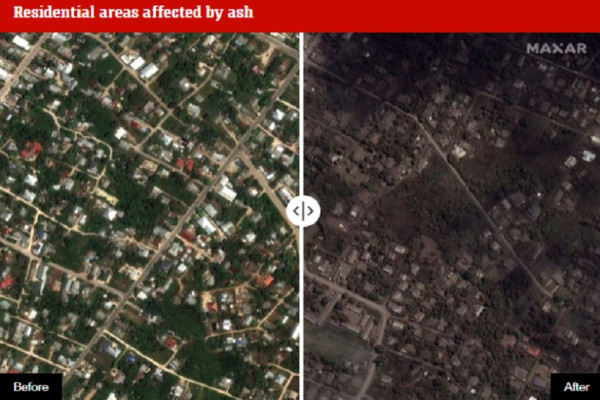 Ini Foto Pertama Dampak Letusan Gunung Berapi Tonga Picu Tsunami 15 Meter