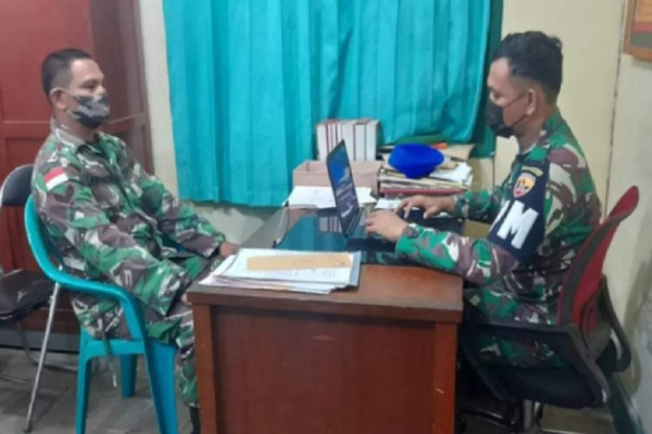 Bogem Warga saat Demo, Oknum TNI Ditahan di Kodim 1603 Sikka
