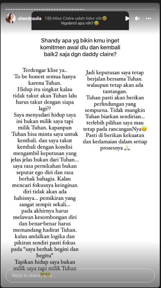 Hampir Cerai, Ini Alasan Shandy Aulia Kembali ke Pelukan Suaminya