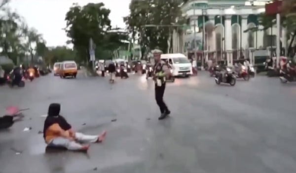 Sopir Maut Tragedi Simpang Rampak Balikpapan Jadi Tersangka