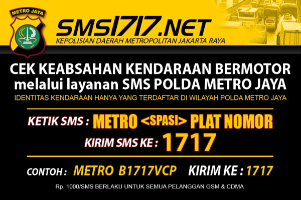 Cek Pemilik Plat Nomor Supermudah, Tak Perlu Repot ke Samsat