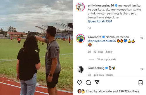 Prilly Latuconsina Dikabarkan Mau Beli Klub Persikota: Selangkah Lebih Dekat