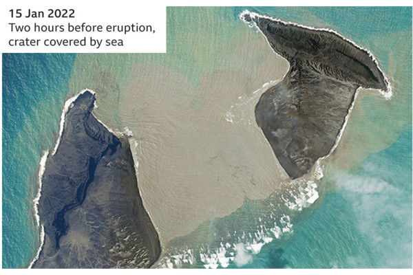 Dampak Letusan Tonga, NASA Sebut Pulau Vulkanik di Nukualofa Lenyap