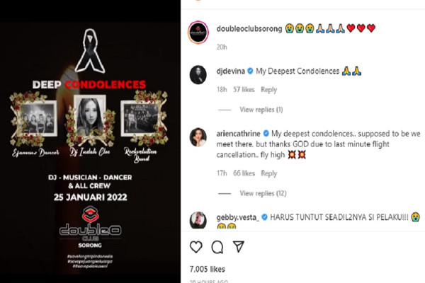 DJ Cantik Indah Cleo Ikut Jadi Korban Tewas Pembakaran Diskotek Double O Sorong