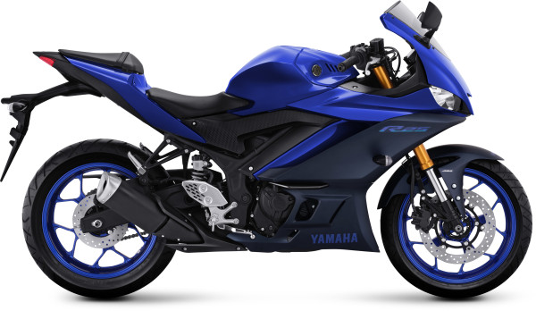 Warna Baru Hitam dan Biru Bikin Yamaha R25 Semakin Gahar