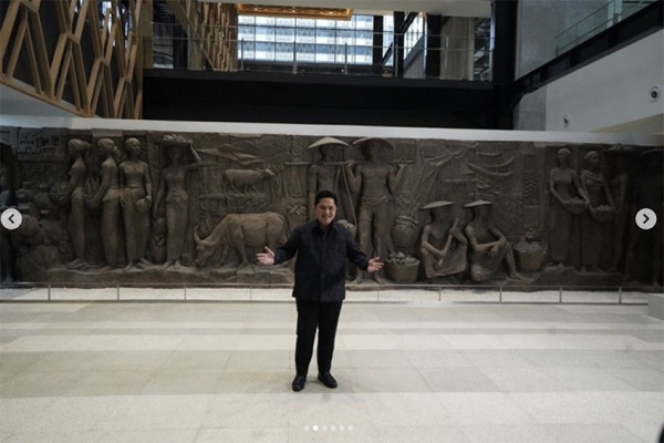 Relief di Basement Gedung Sarinah Selesai Direstorasi, Ini Penampakan Harta Karun Soekarno