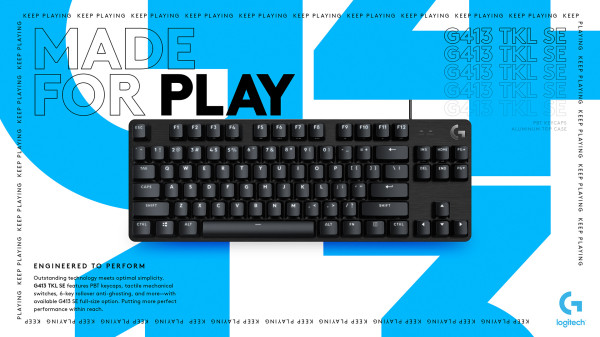 Logitech G413, Kibor Gaming Mekanikal Harga di Bawah Rp1 Juta