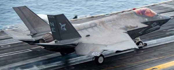 Kulit Anti-Radar Pesawat F-35C Berkarat, Diduga Kelamaan Beroperasi di Tengah Laut