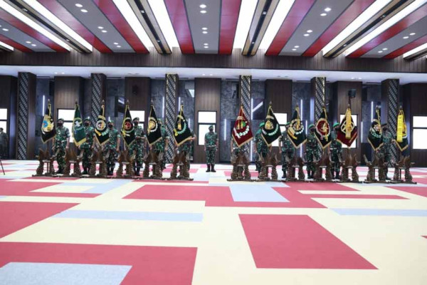 Jenderal Dudung Pimpin Acara Serah Terima 14 Jabatan Pati TNI AD, Ini Daftarnya