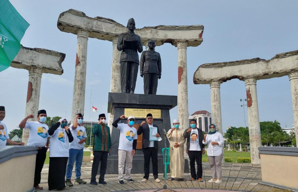 Tasyakuran Harlah, Warga Muda NU Surabaya Deklarasikan Cak Imin Capres 2024