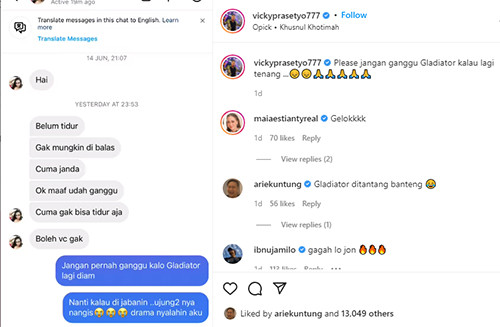 Baru Cerai Vicky Prasetyo Sudah Digoda Wanita, Responsnya di Luar Dugaan