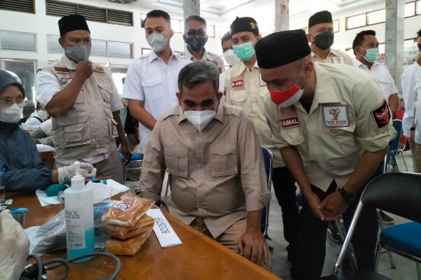 Tekan Kasus Covid-19, Gerindra Kembali Gelar Gebyar Vaksinasi