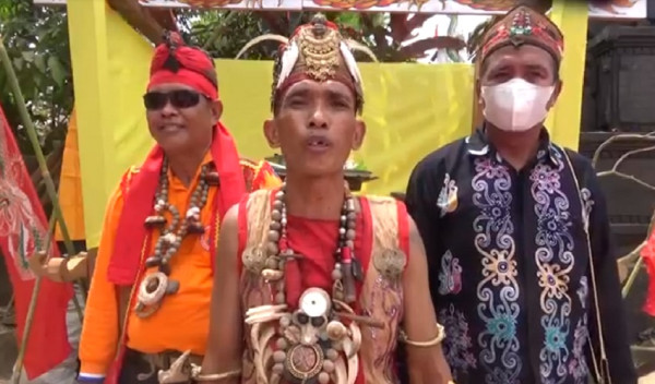 Tolak Bala, Warga Dayak Tomun Gelar Ritual Bayar Hajat