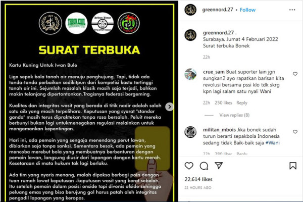 Bonek Murka PSSI Tak Becus: Iwan Bule Out!