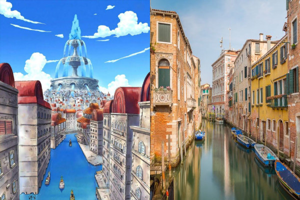 10 Tempat di One Piece yang Terinspirasi dari Lokasi Nyata