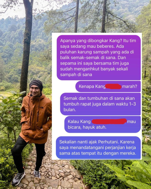 Dituding Rusak Gunung Puntang, Anji Tunjukkan Bukti sedang Bersihkan Sampah