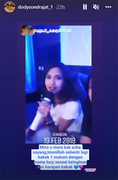 Doddy Sudrajat Unggah Video Lawas Vanessa Angel: Bismillah Sebentar Lagi 1 Makam dengan Mama