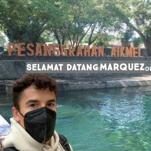 Kocak! Foto Editan Marc Marquez di Lombok Jadi Hiburan Netizen