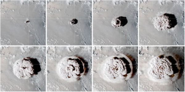NASA Sebut Rekor Tertinggi, Semburan Abu Vulkanik Letusan Gunung Tonga Tembus 58 Kilometer