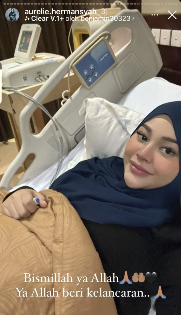 Jelang Melahirkan, Aurel Hermansyah: Bismillah Ya Allah