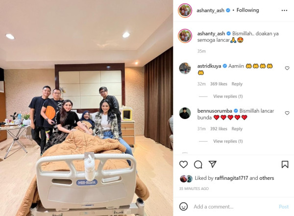 Aurel Hermansyah Siap Melahirkan, Ashanty Minta Doa
