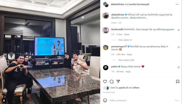 Persalinan Aurel Hermansyah Disponsori Putra Siregar, Atta Halilintar Pamer 2 Koper Duit